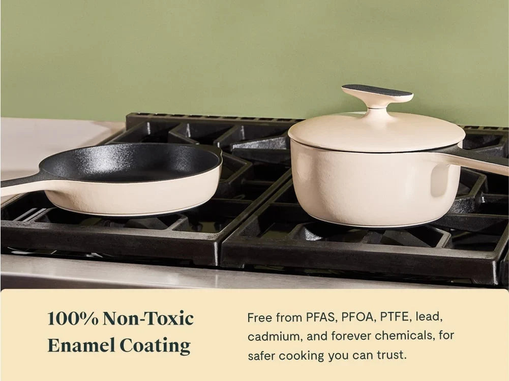 1.8 qt Enameled Cast Iron Mini Sauce Pan